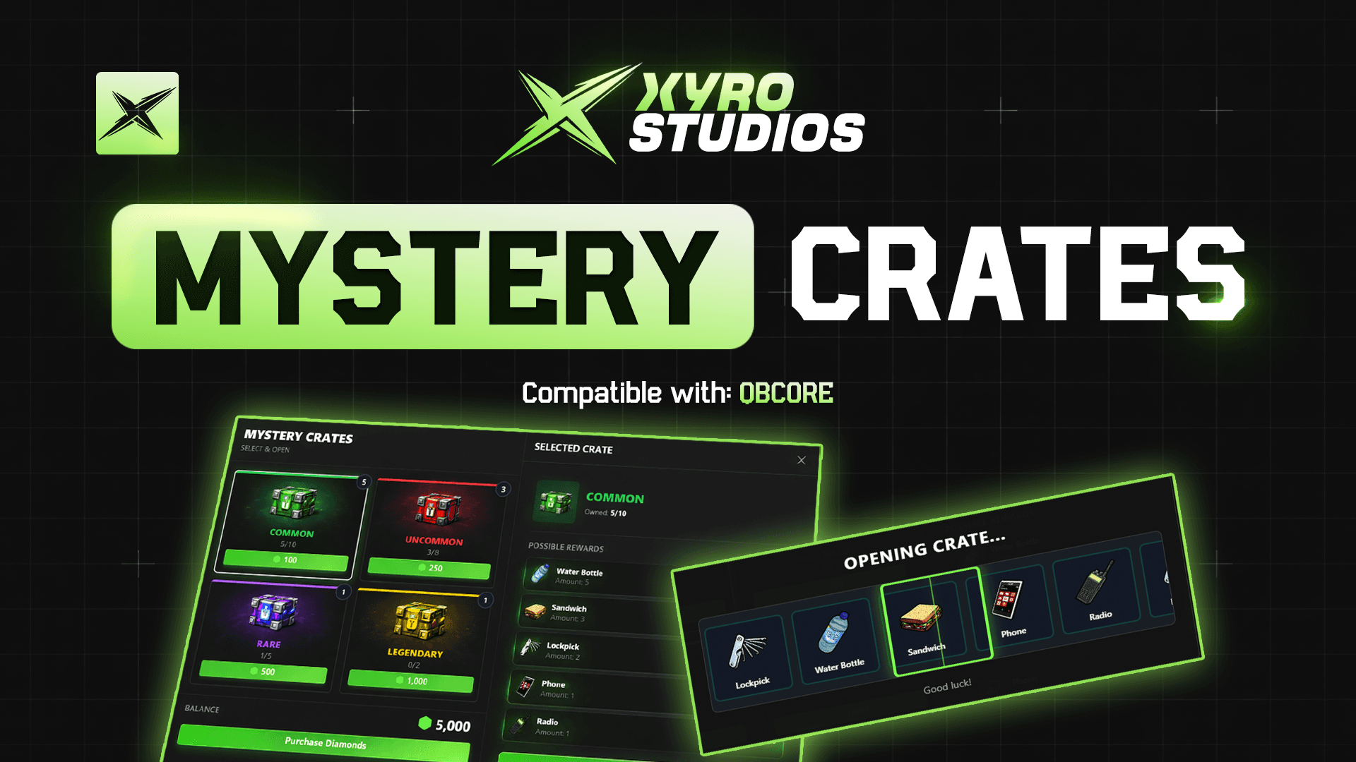 Mystery Crates System [QBCore] [Fivem]